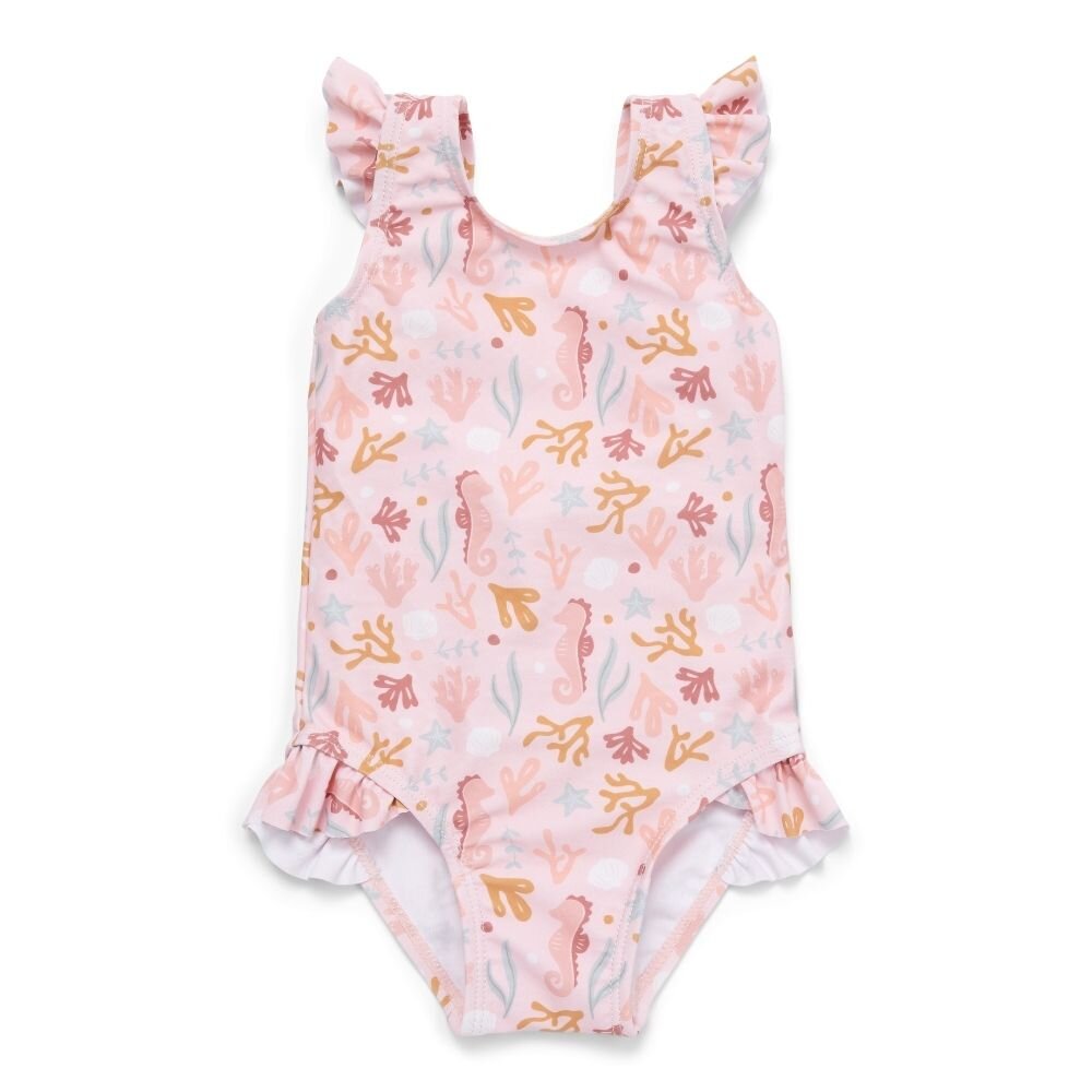 Little Dutch Swimsuit Ruffles Ocean Dreams - Pink