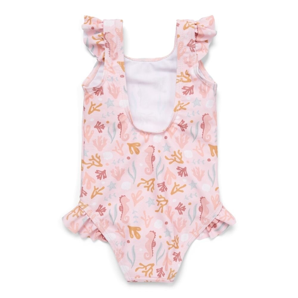 Little Dutch Swimsuit Ruffles Ocean Dreams - Pink