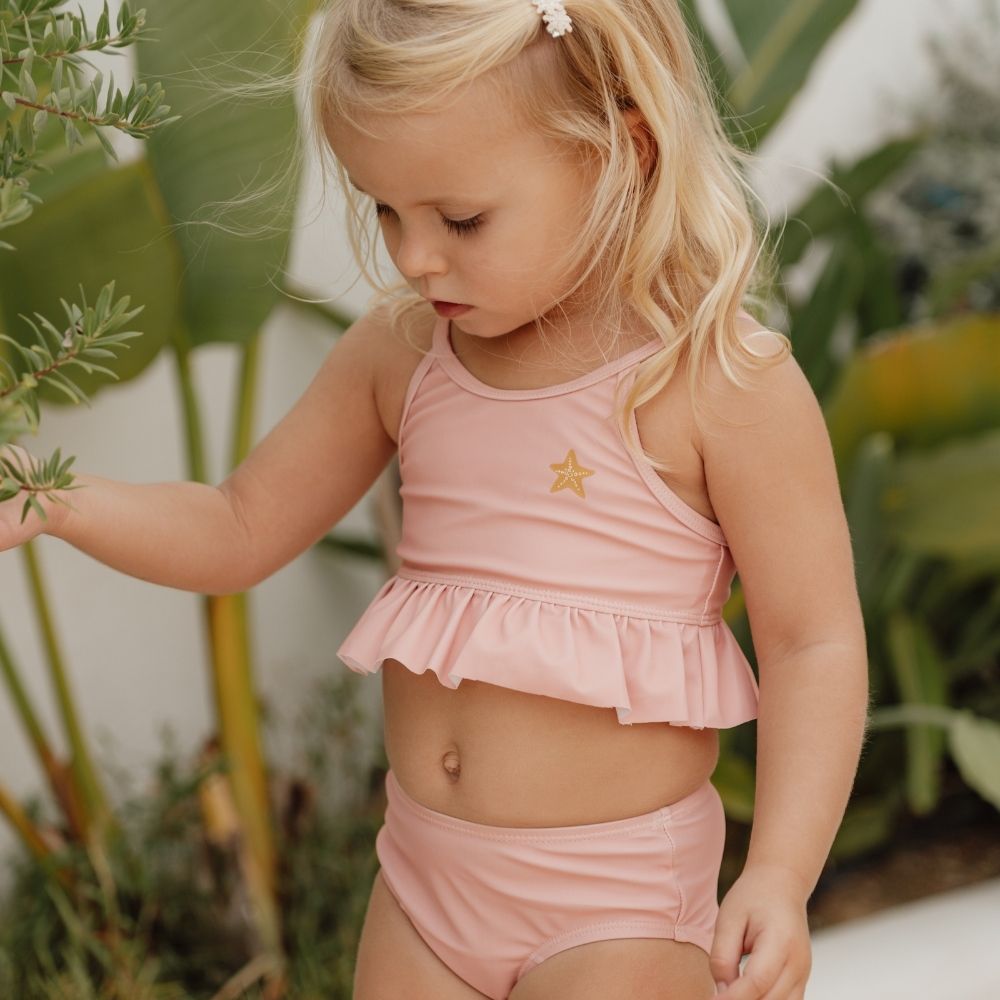 Little Dutch Starfish Bikini Swimsuit - Pink - 2 Pcs