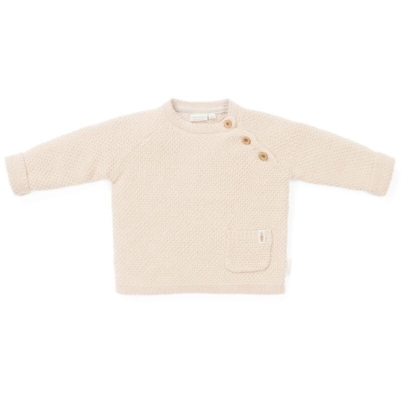 Little Dutch Soft Knit Cotton Sweater - Sand