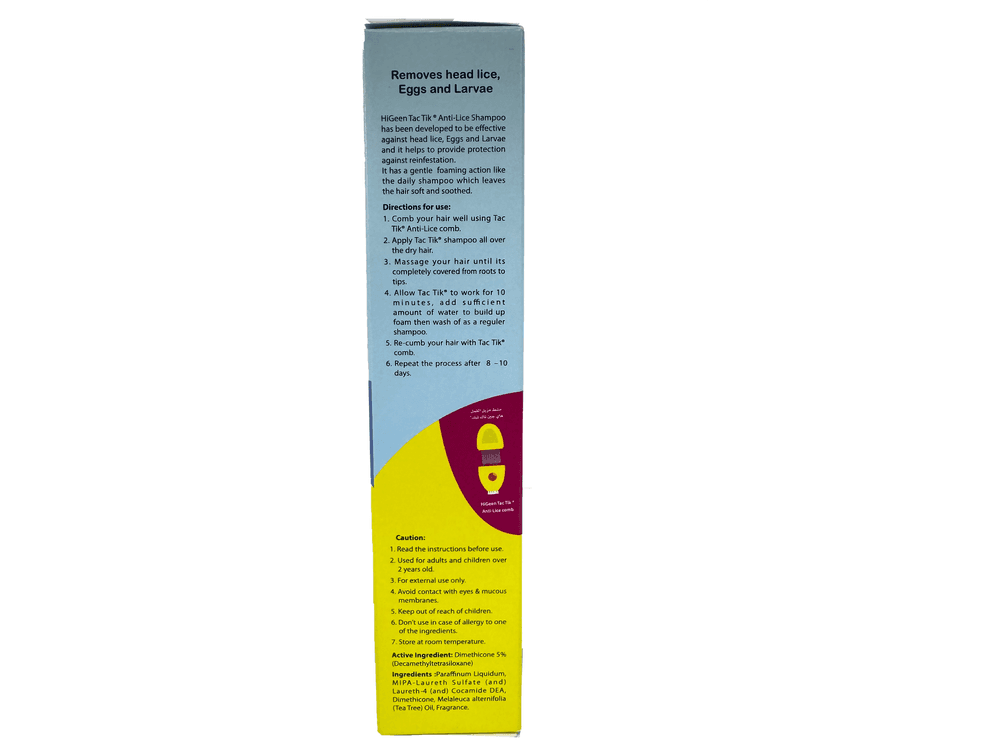 Higeen - Tac Tik Head Lice Shampoo - 150 ml