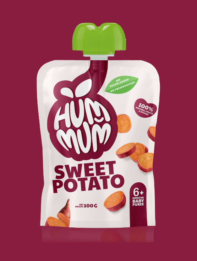 Hummum - Baby Puree - Sweet Potato - Pack of 5 - 100 gm