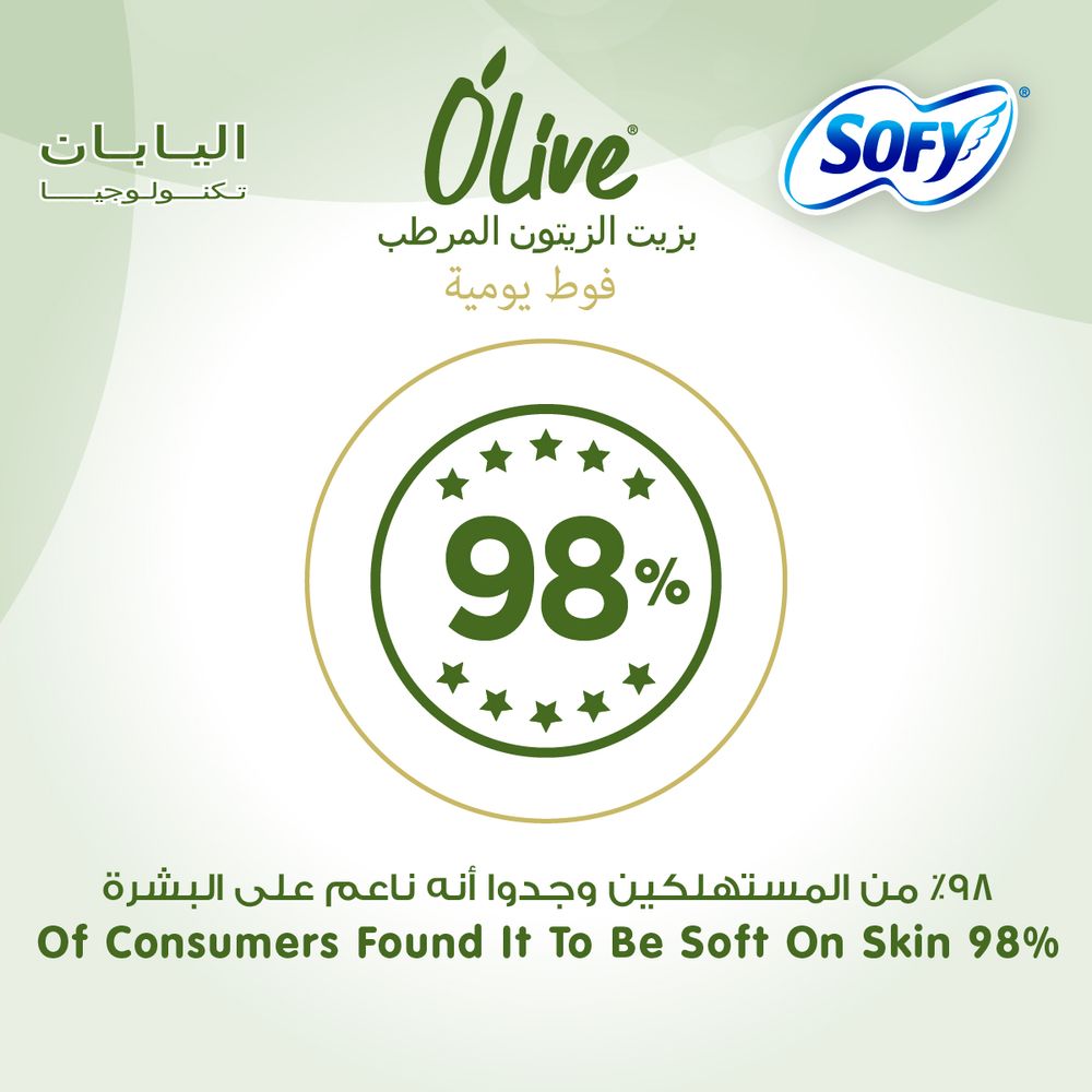 Sofy Olive Large Pantyliner - 175 mm