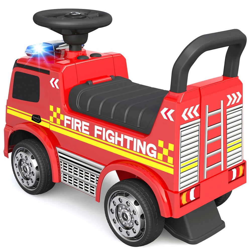 Factual Toys - Mercedes Benz Fire Fighting Pusher Car - Red
