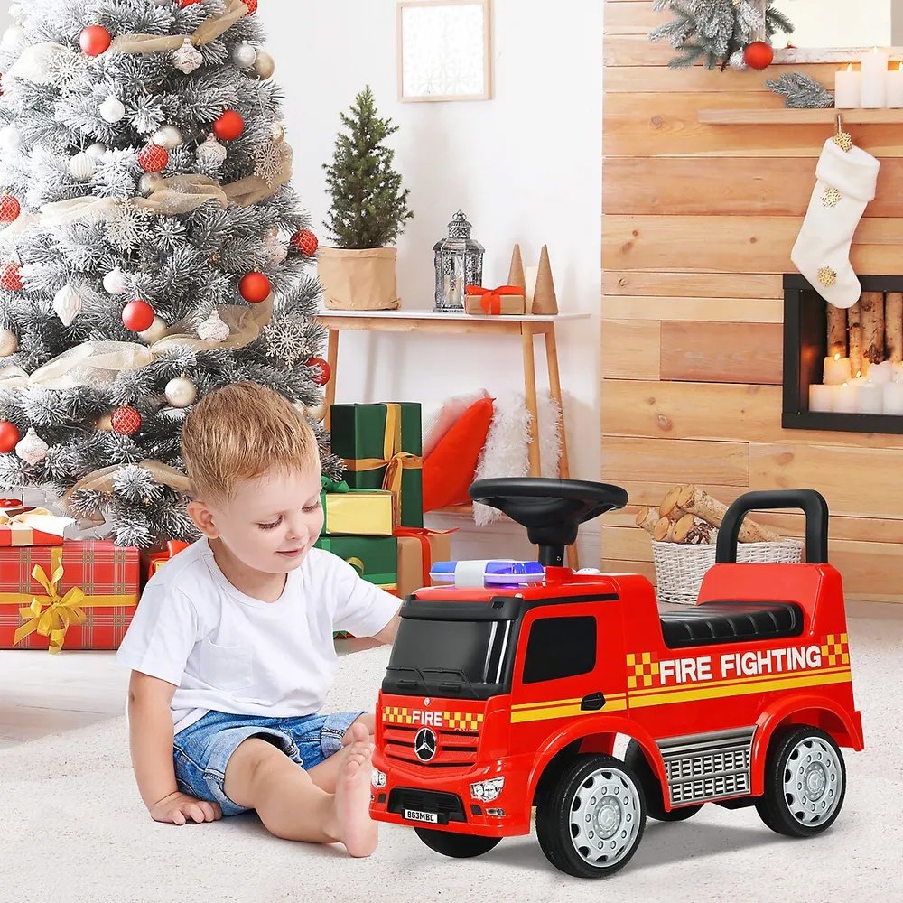Factual Toys - Mercedes Benz Fire Fighting Pusher Car - Red