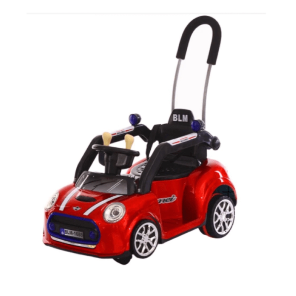 Factual Toys - Kids Ride-On Pushing Car Swing With Handle 6V - Red