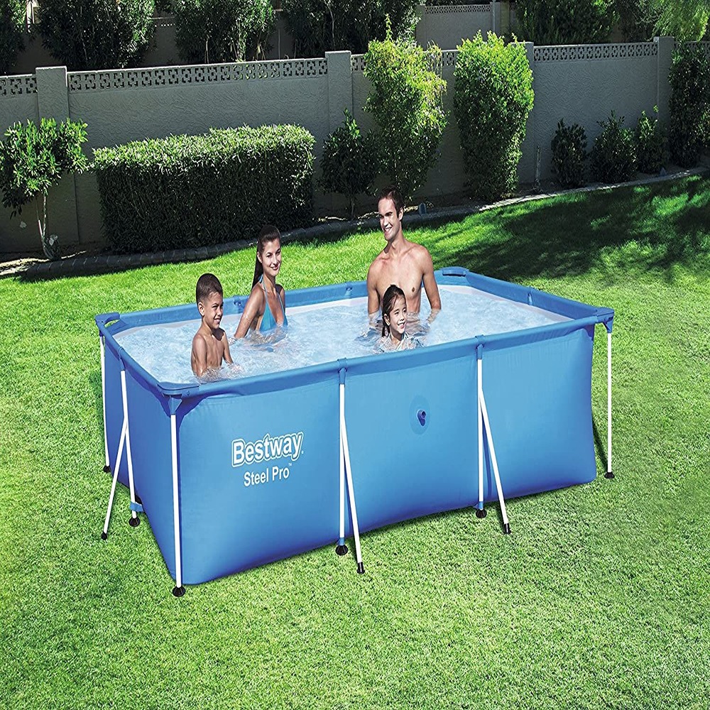 Bestway - Steel Pro Power Pro Frame Above Ground Pool - Blue