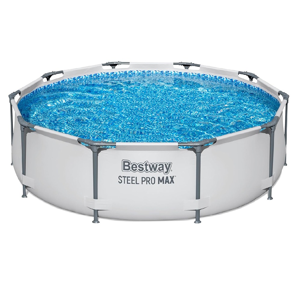 Bestway - Steel Pro Max Above Ground Frame Pool Set - Grey - 305x76 cm