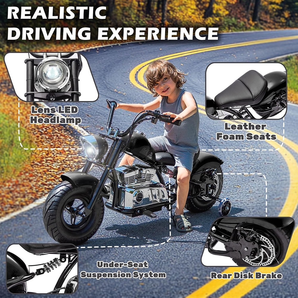 Factual Toys - Kids Electric Ride-On Motorcycle - 36 V