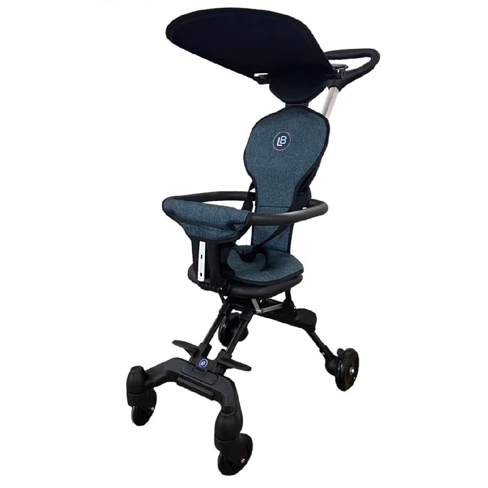 Factual Toys - Kids Stroller With Canopy - Blue
