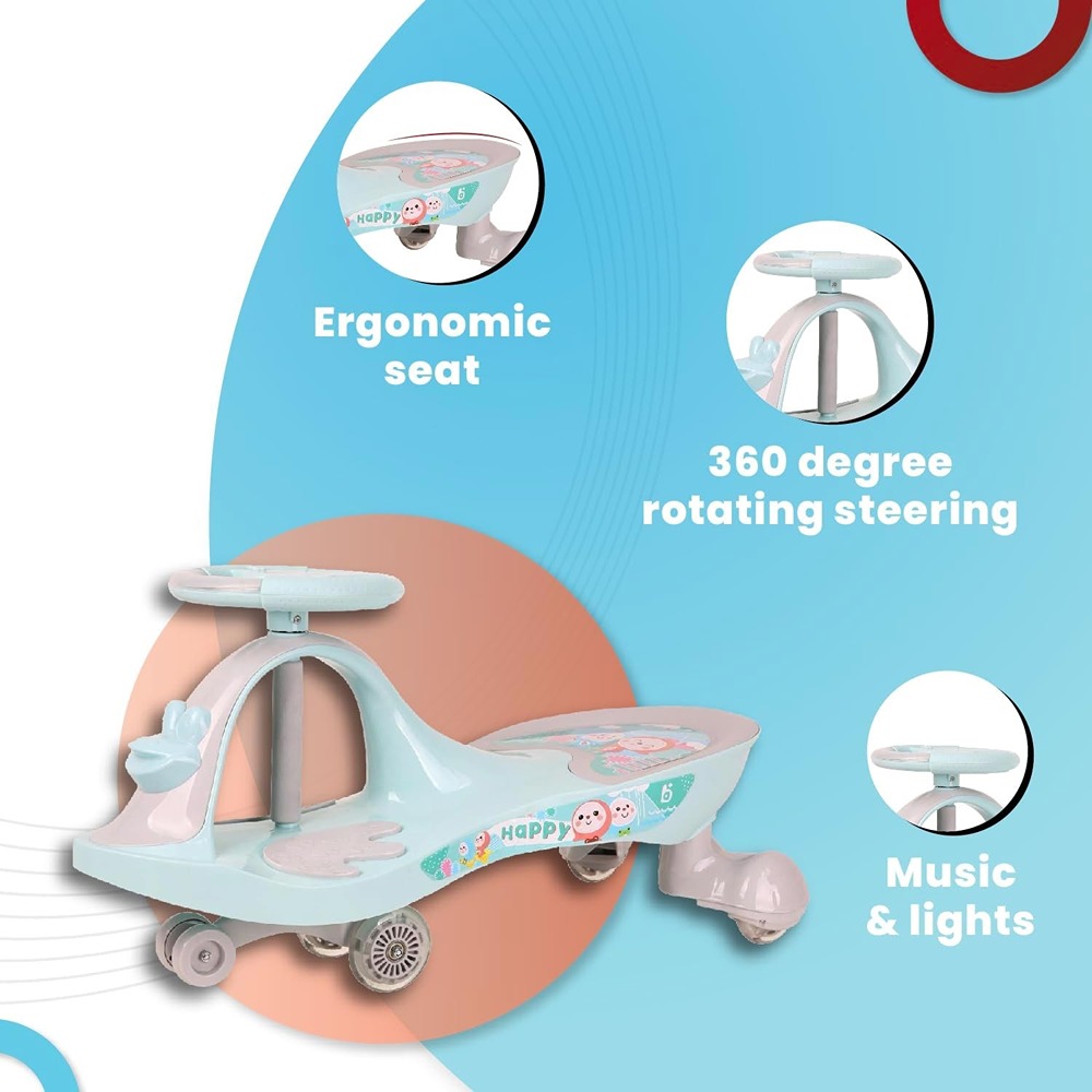 Factual Toys - Kids Swing Ride-On Car