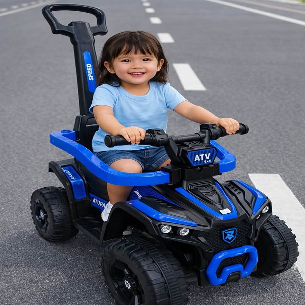 Factual Toys - Kids Ride On Push Car With Removable Handle