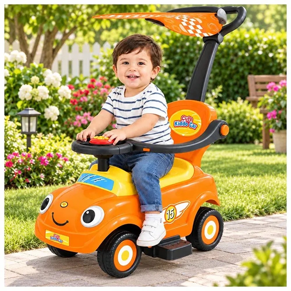 Factual Toys - Kids Push Ride Car With Canopy