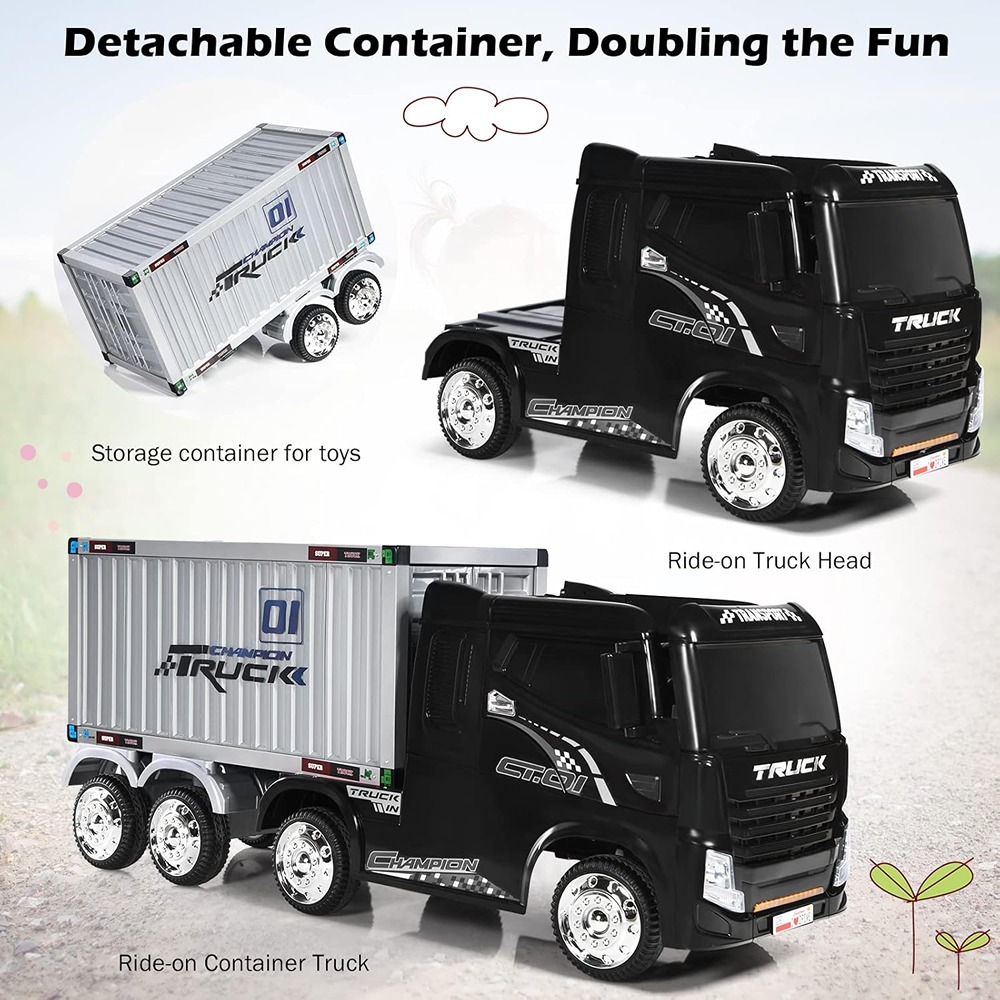 Factual Toys - Kids Transporter Lorry With Container - 12V