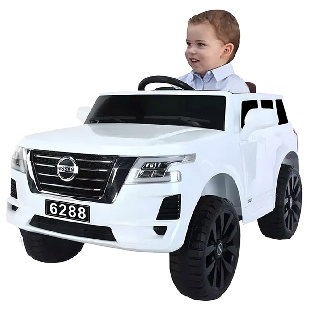 Factual Toys - Nissan Patrol Kids Ride On Car - 12V - White