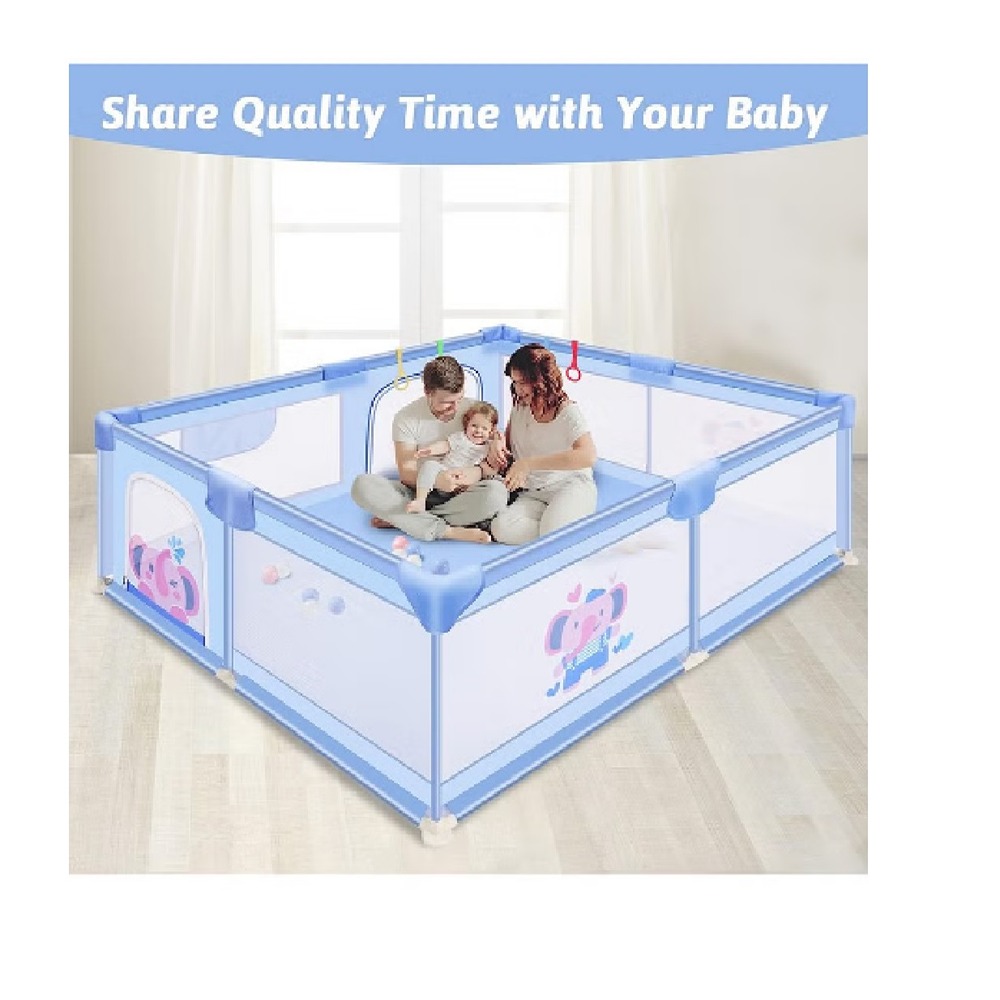 Factual Toys - Baby Playpen With Gate - Multicolor