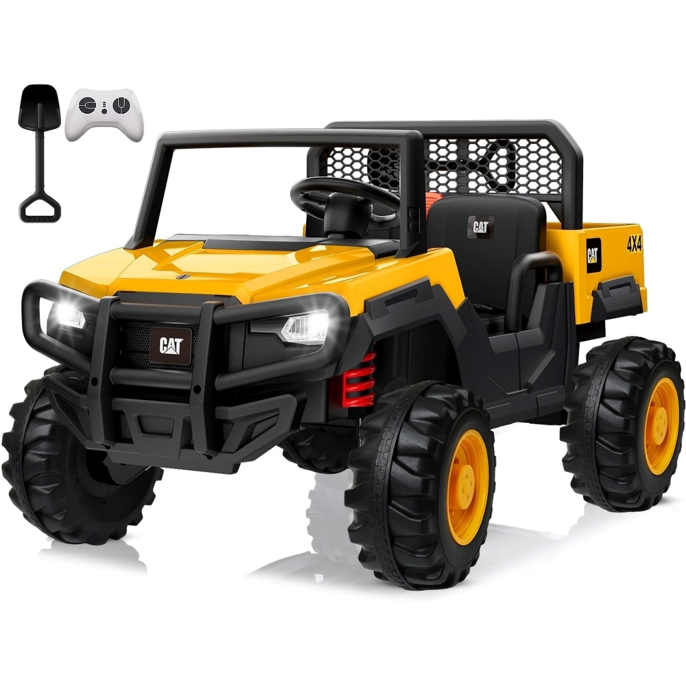 Factual Toys - Caterpillar Powered Ride-On UTV 12V - Yellow