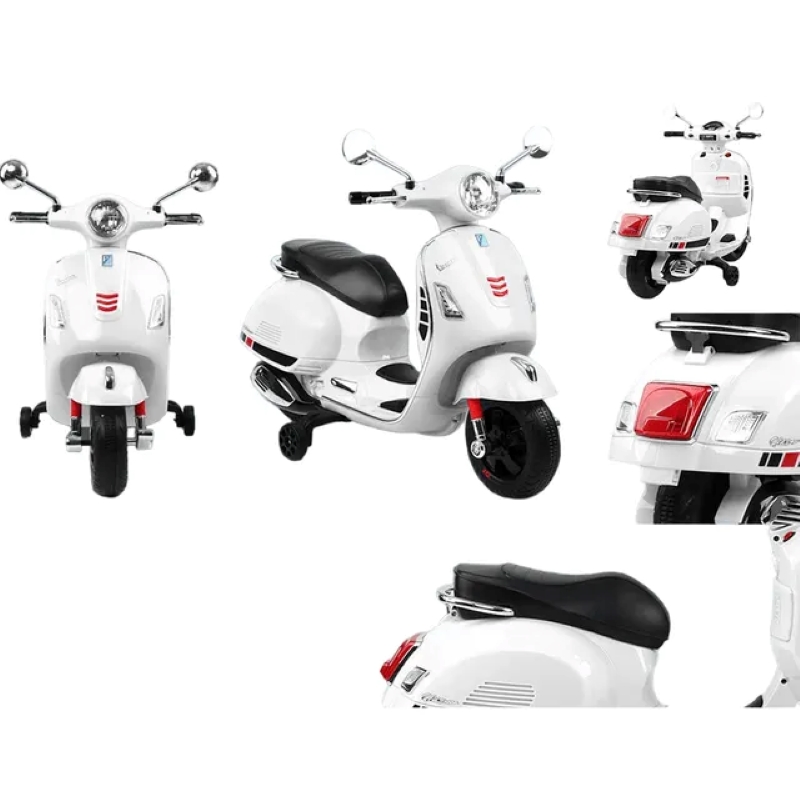 Buy Factual Toys - Vespa Kids Power Riding Motorbike With Side