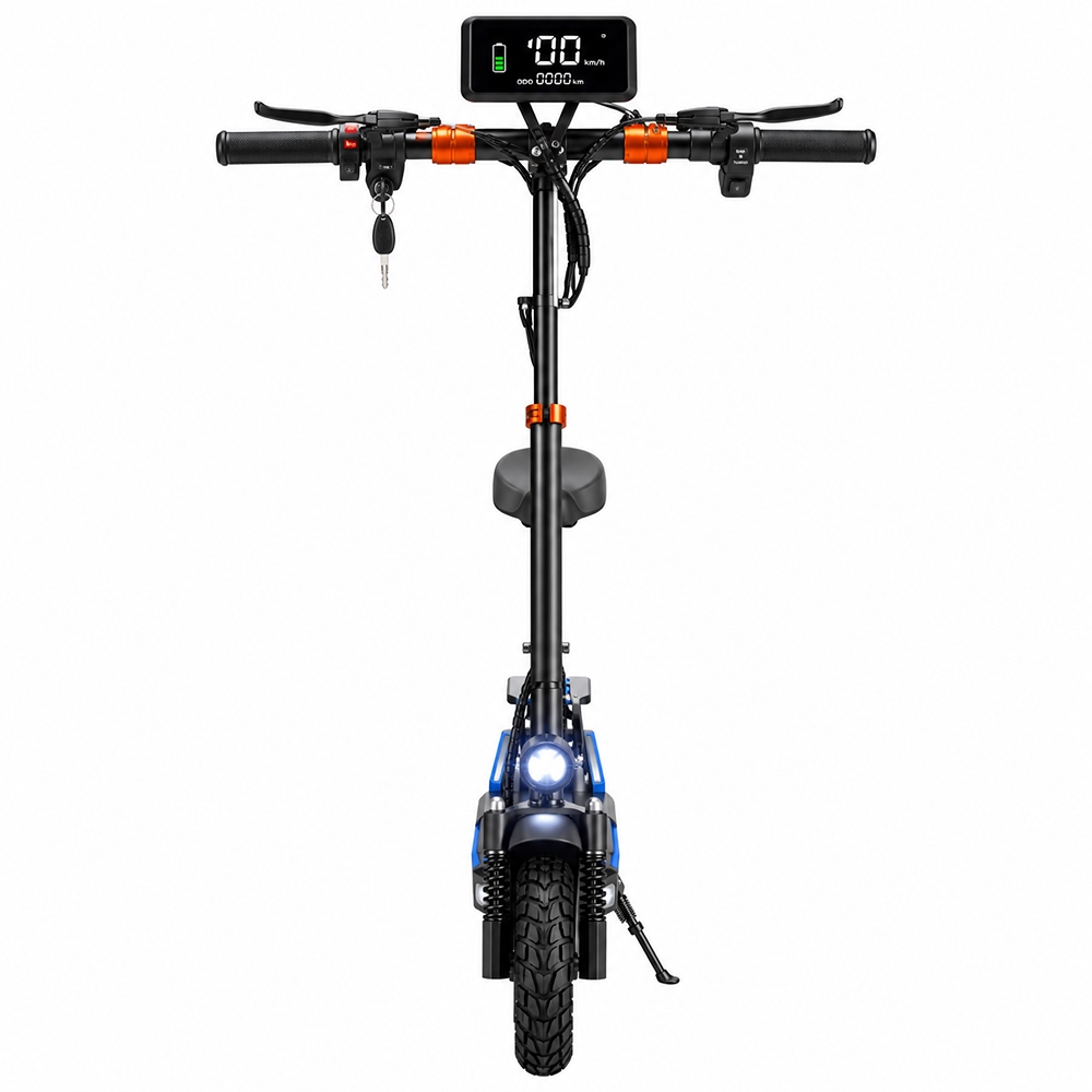 Factual Toys - Electric C8 Pro With Seat Scooter - Blue - 48 V