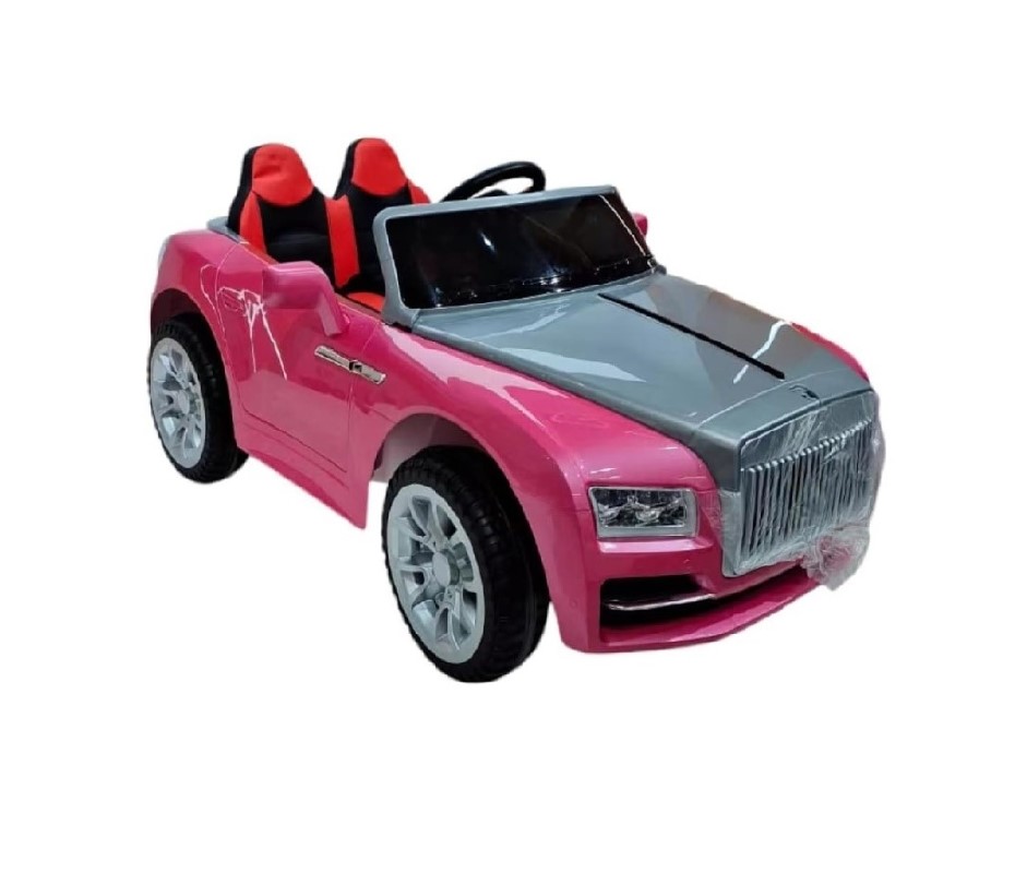 Factual Toys - Rolls Royce Rechargeable Ride-On Car 12V - Pink/Grey