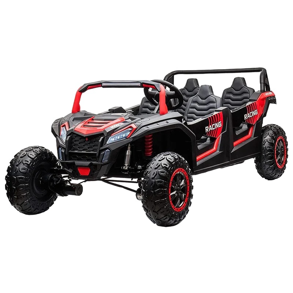 Factual Toys - Kids Electric 4x4 Buggy 4 Seater 24V - Red