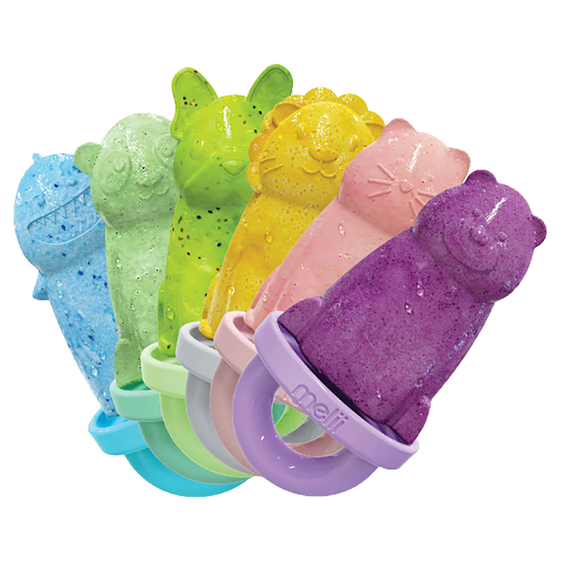 Melii Animal Ice Pops With Tray - 6pcs