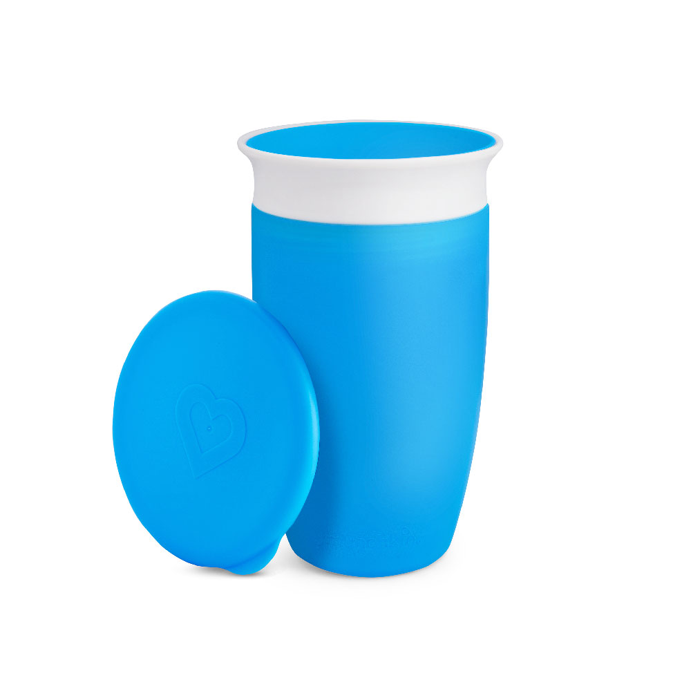 Munchkin - Miracle 360 Degree Baby Sippy Cup 12m + with Lid - Blue - 296ml
