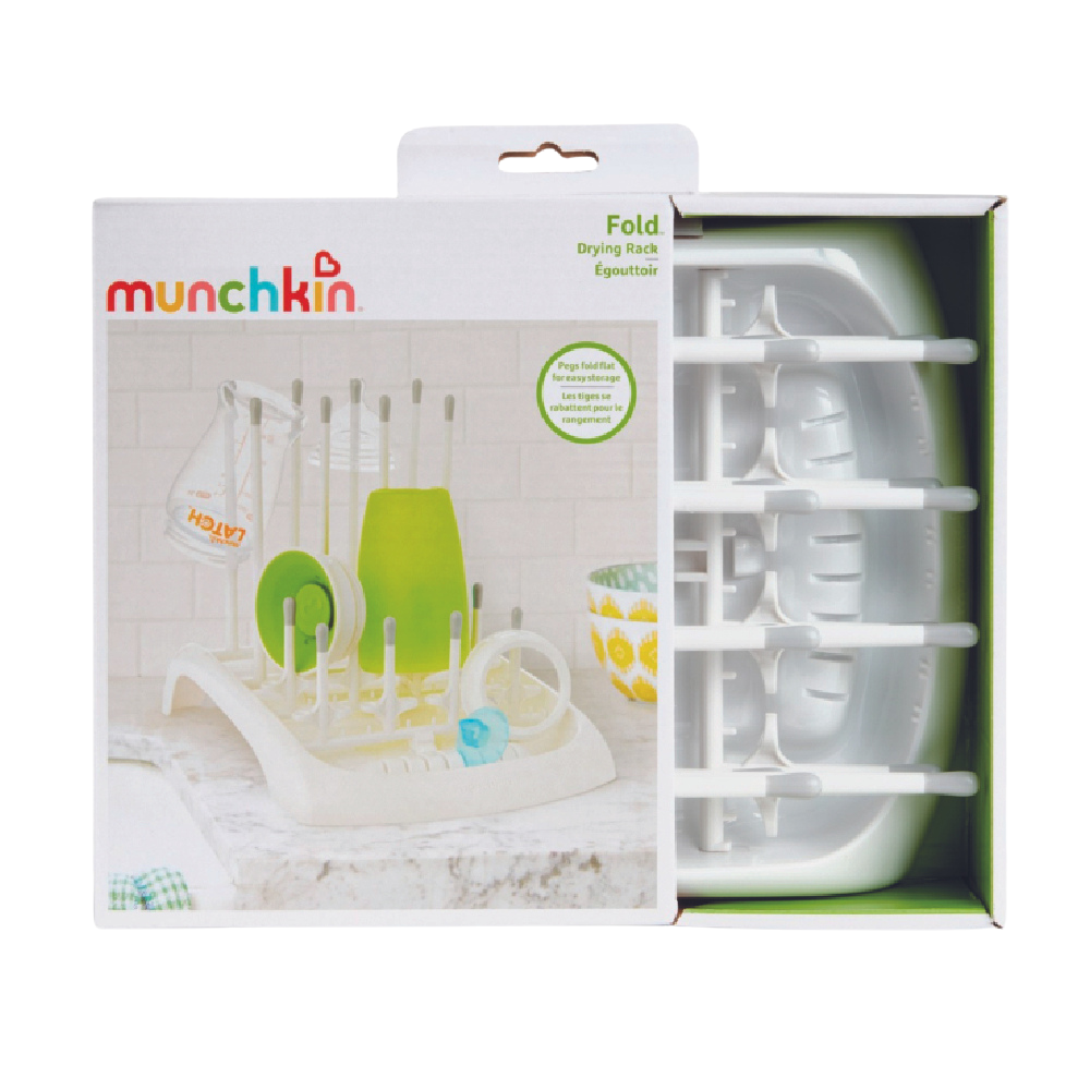 Munchkin - Fold Deluxe Baby Bottle Drying Rack