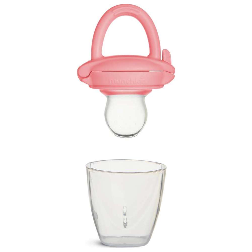 Munchkin - Silicone Baby Food Feeder 4m+ - Pink