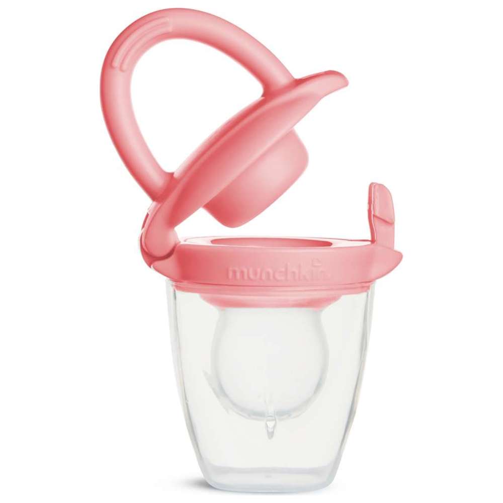 Munchkin - Silicone Baby Food Feeder 4m+ - Pink