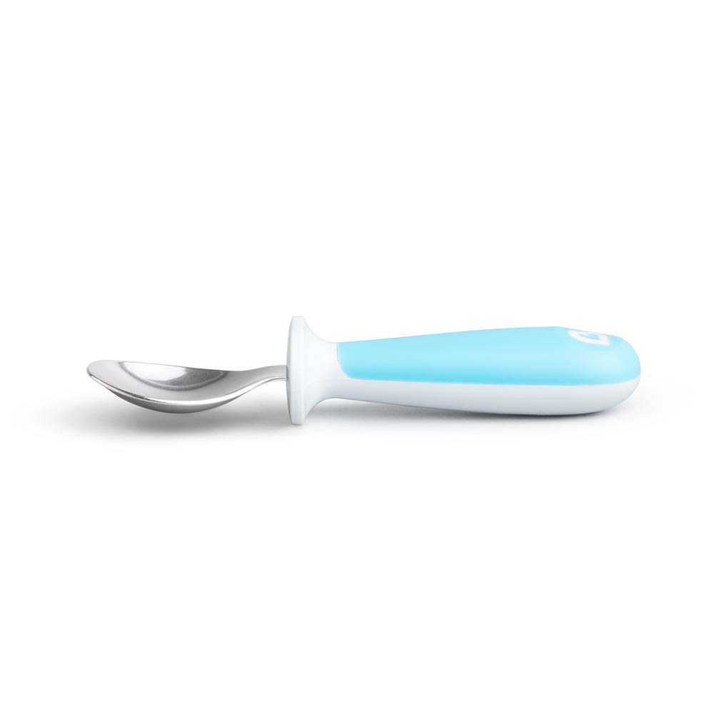 Munchkin Raise Toddler Fork & Spoon Set 12m+ - Blue - Pack of 2