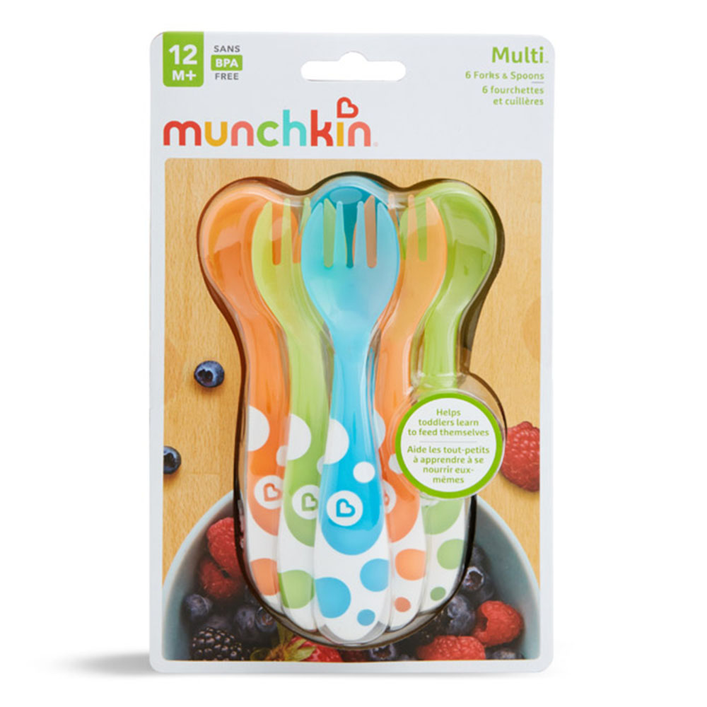 Munchkin Multi Forks & Spoons Set - 6 Pcs