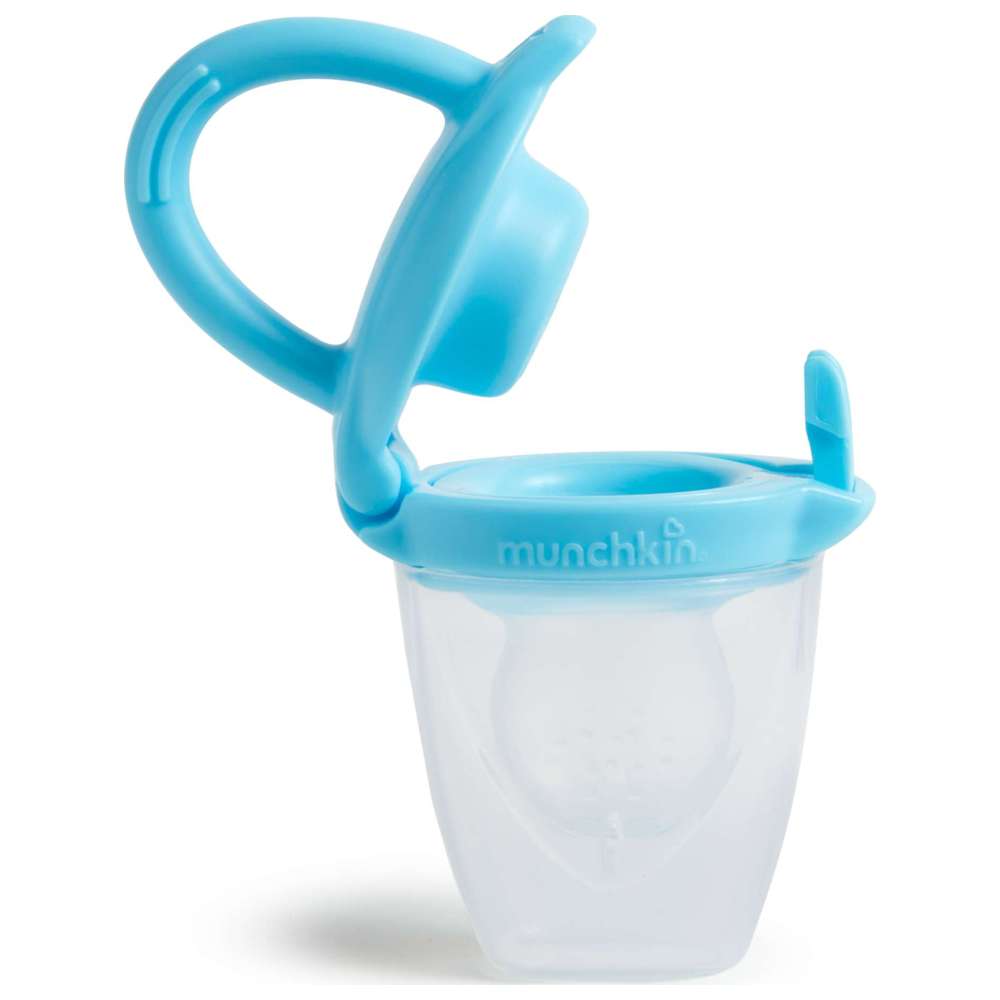 Munchkin Silicone Baby Food Feeder 4m+ - Blue