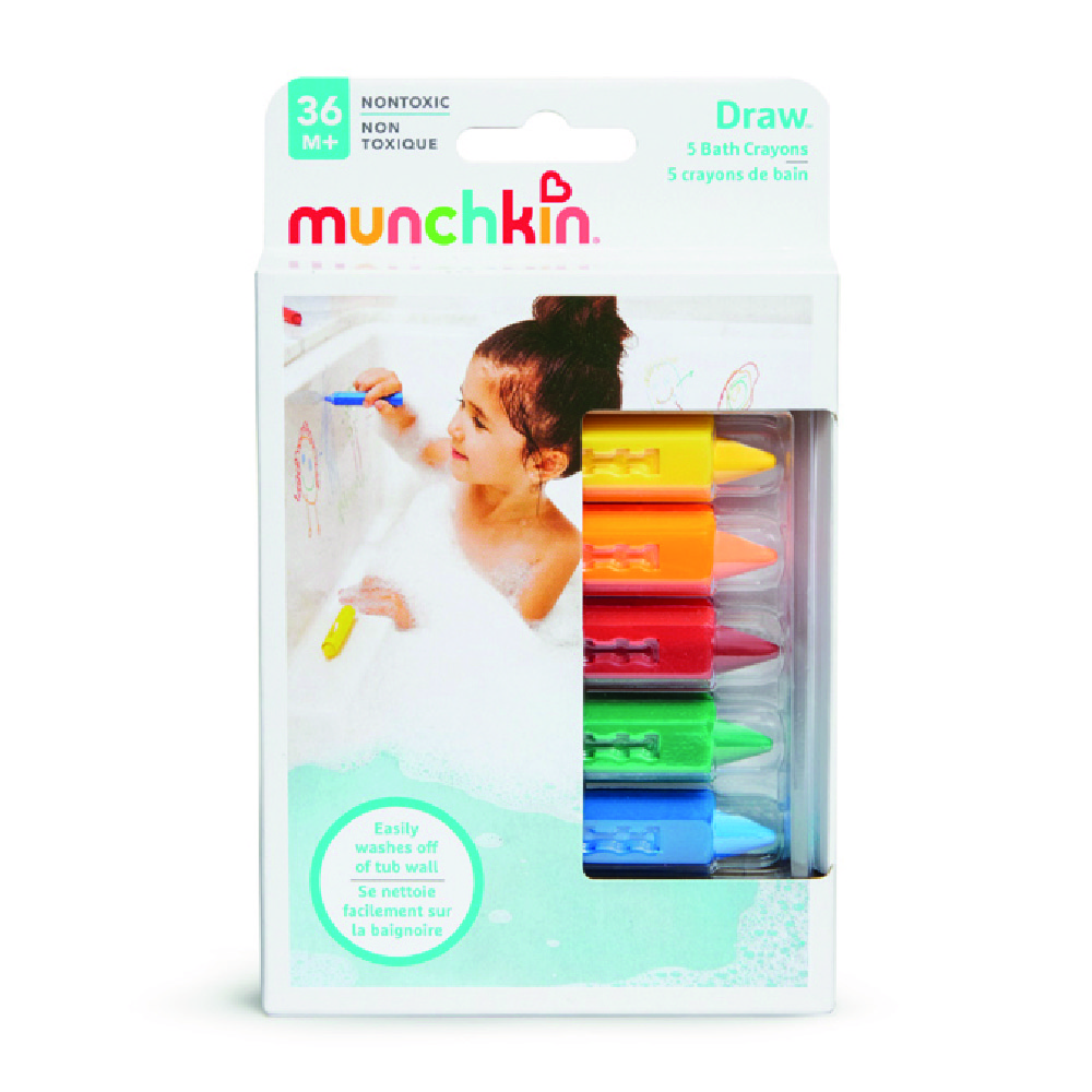 Munchkin - Learn Bath Crayons Set