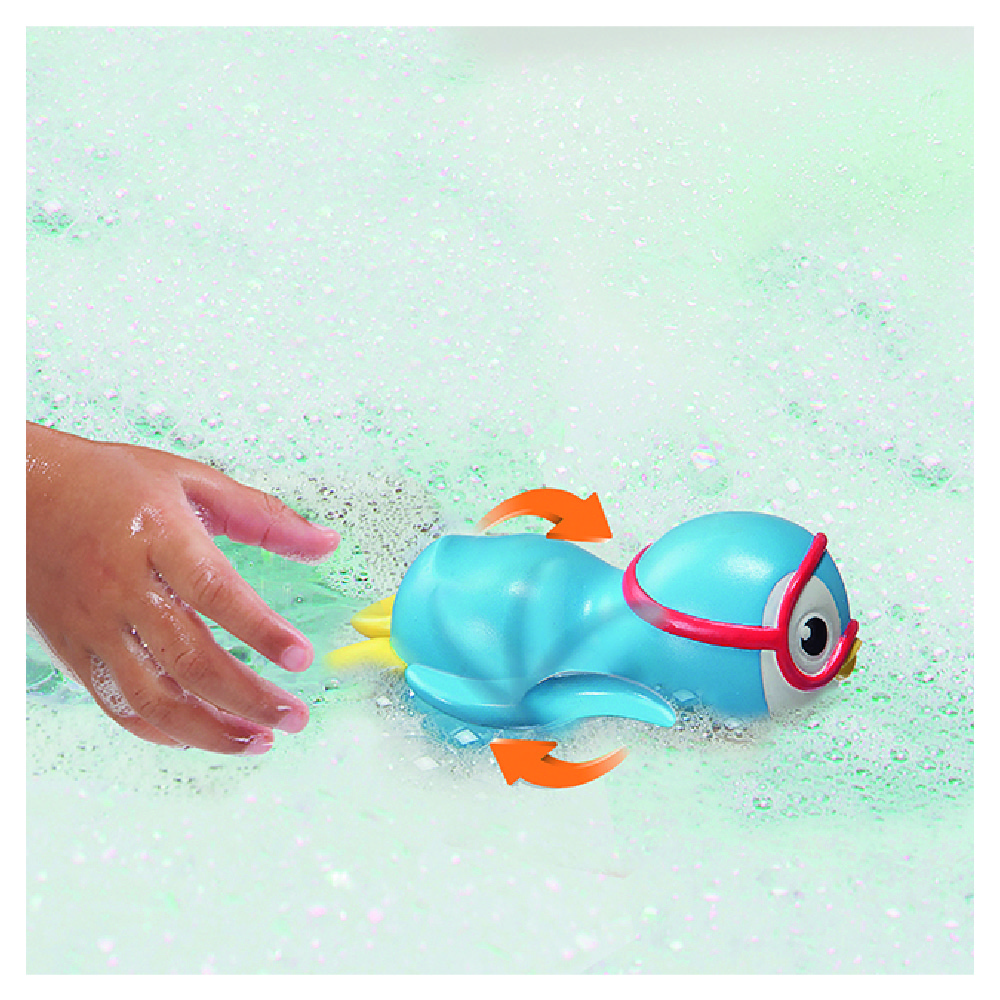 Munchkin - Wind Up Swimming Penguin Bath Toy 9m+