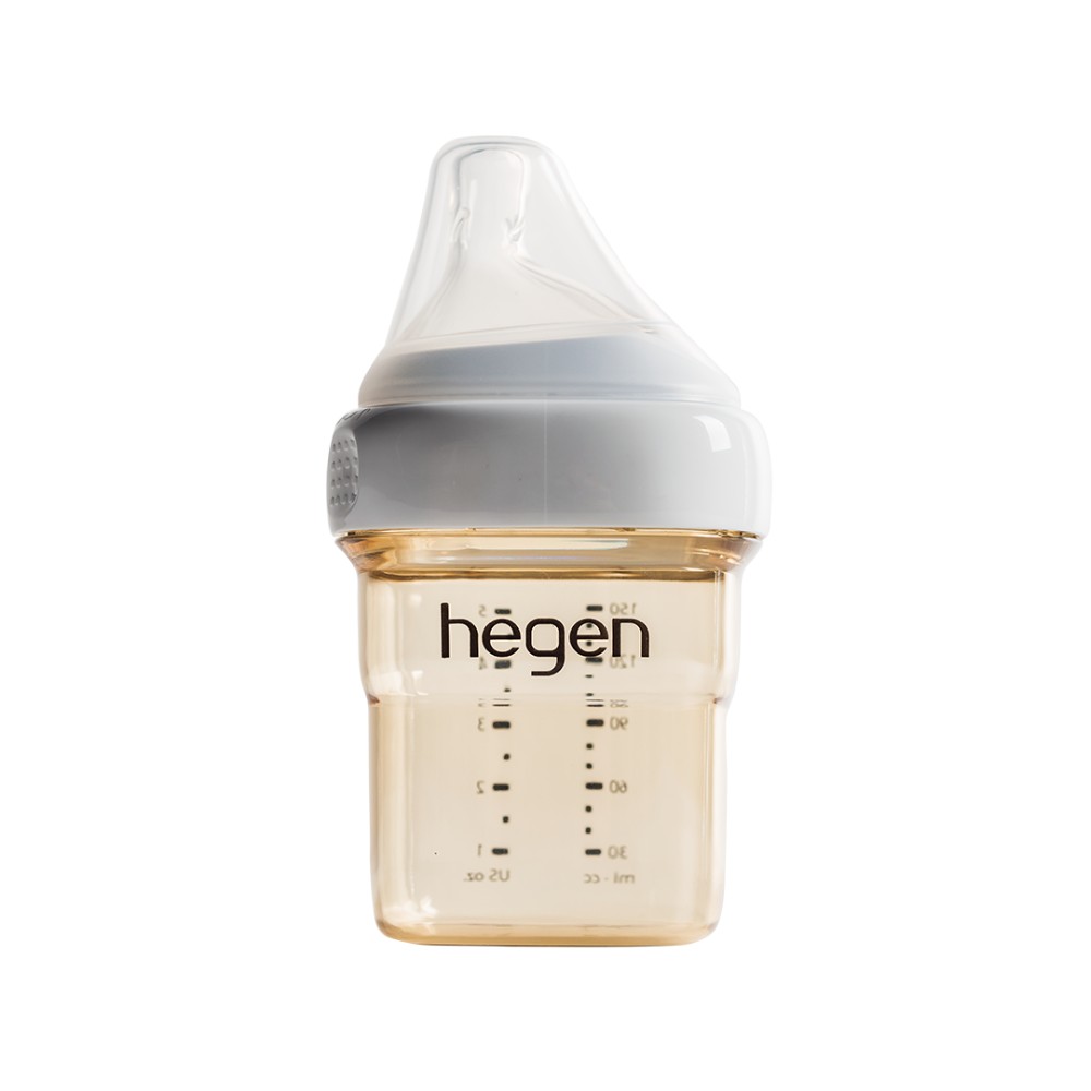 Hegen - PCTO Feeding Bottle 150ml PPSU With Slow Flow Teat 1-3M - White