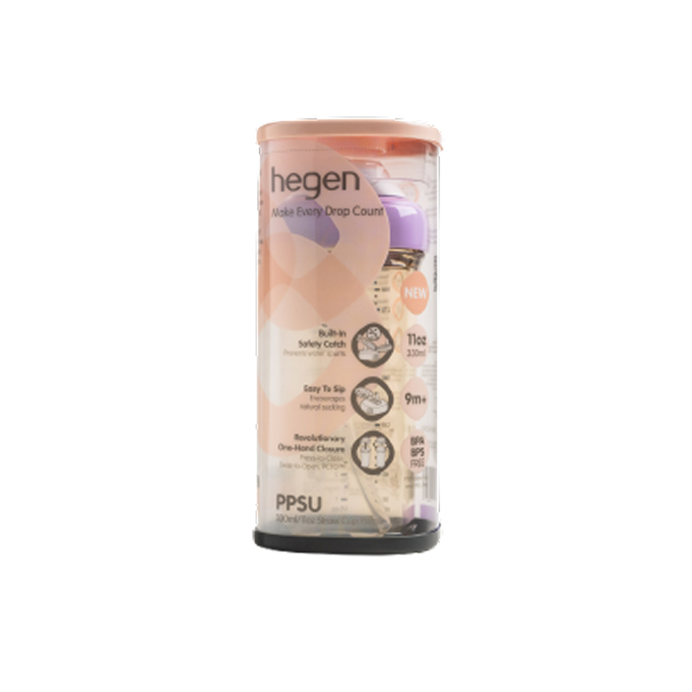 Hegen - Straw Cup V3 - Purple - 330ml