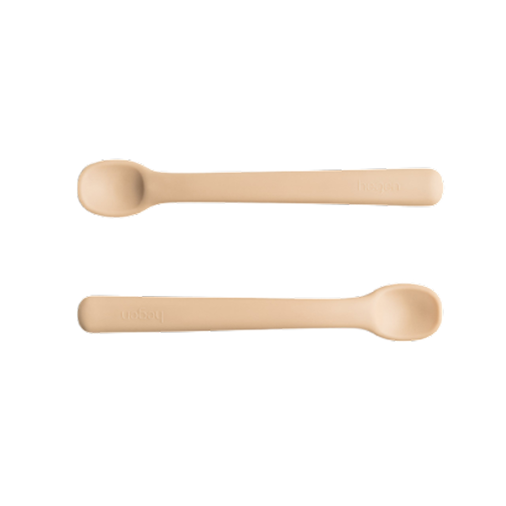 Hegen Infant Spoon Silicone - Taupe