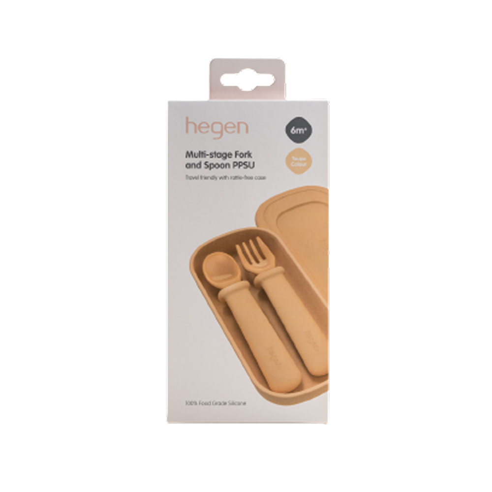Hegen Multi-Stage Fork & Spoon With Case - Taupe