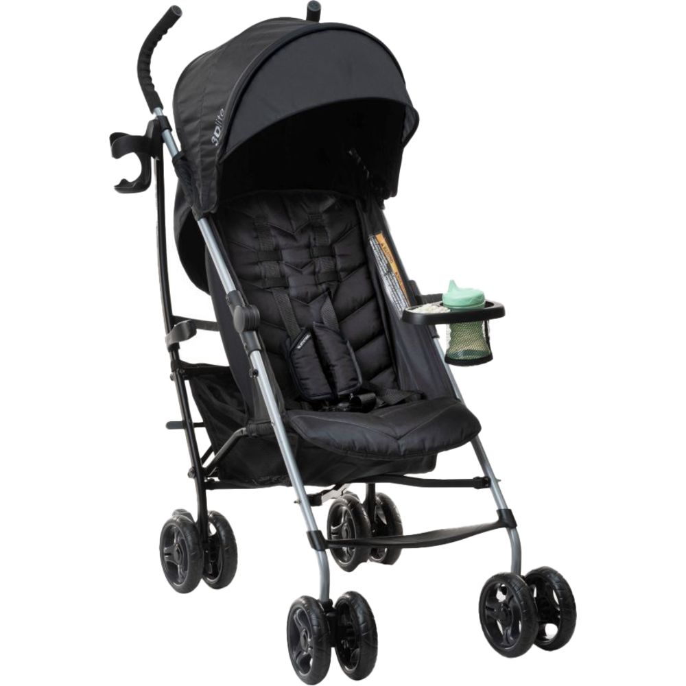 Ingenuity - 3D Lite Convenience Stroller Fashion - Black/Grey