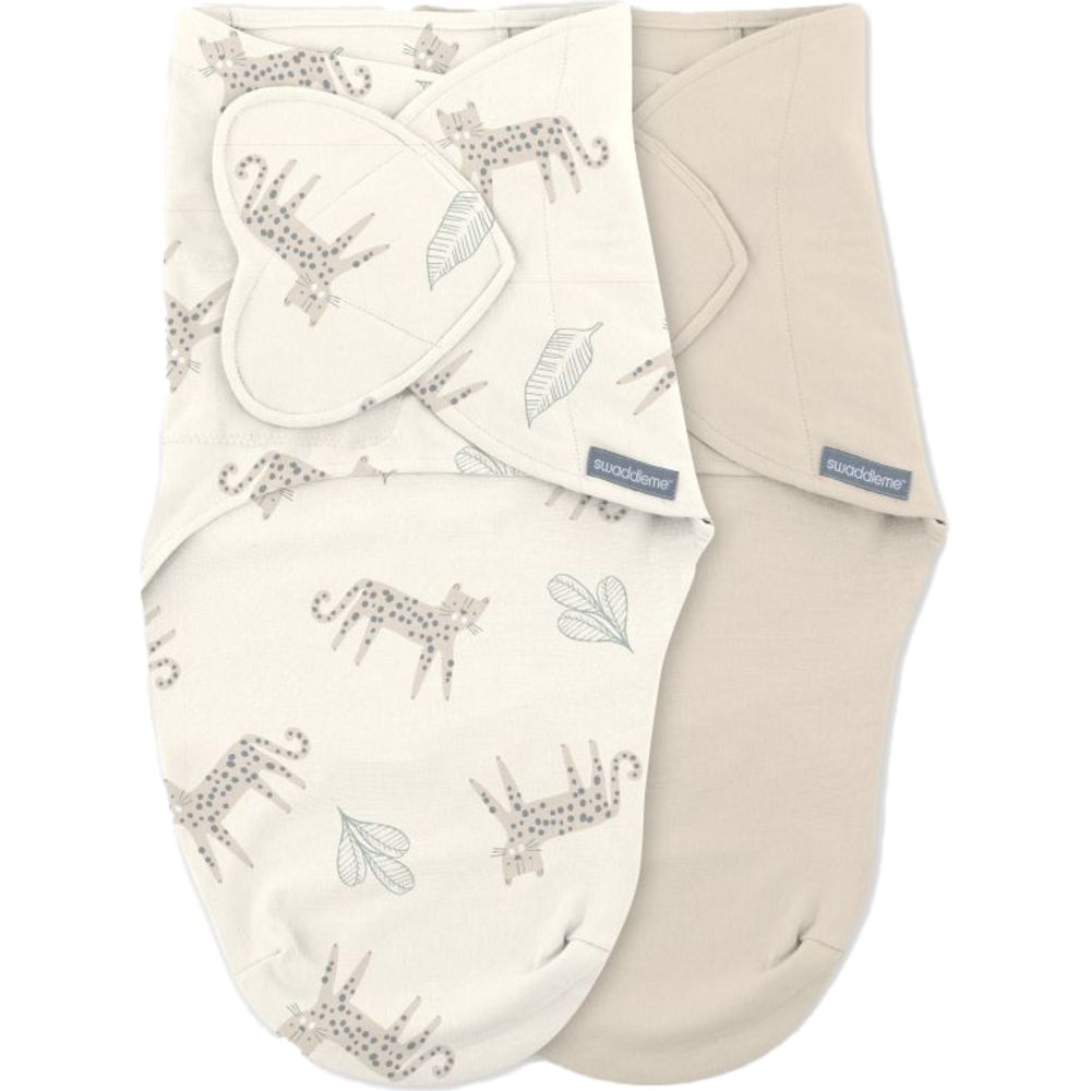 Ingenuity - SwaddleMe Monogram Swaddle - Born Free - Pack of 2