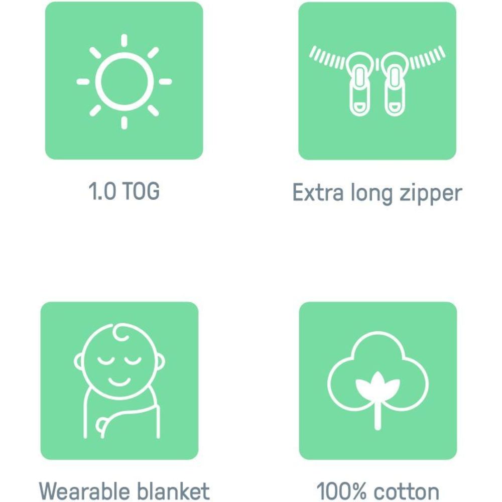 Ingenuity - SwaddleMe Night Sack Sleeper - Artist Dot
