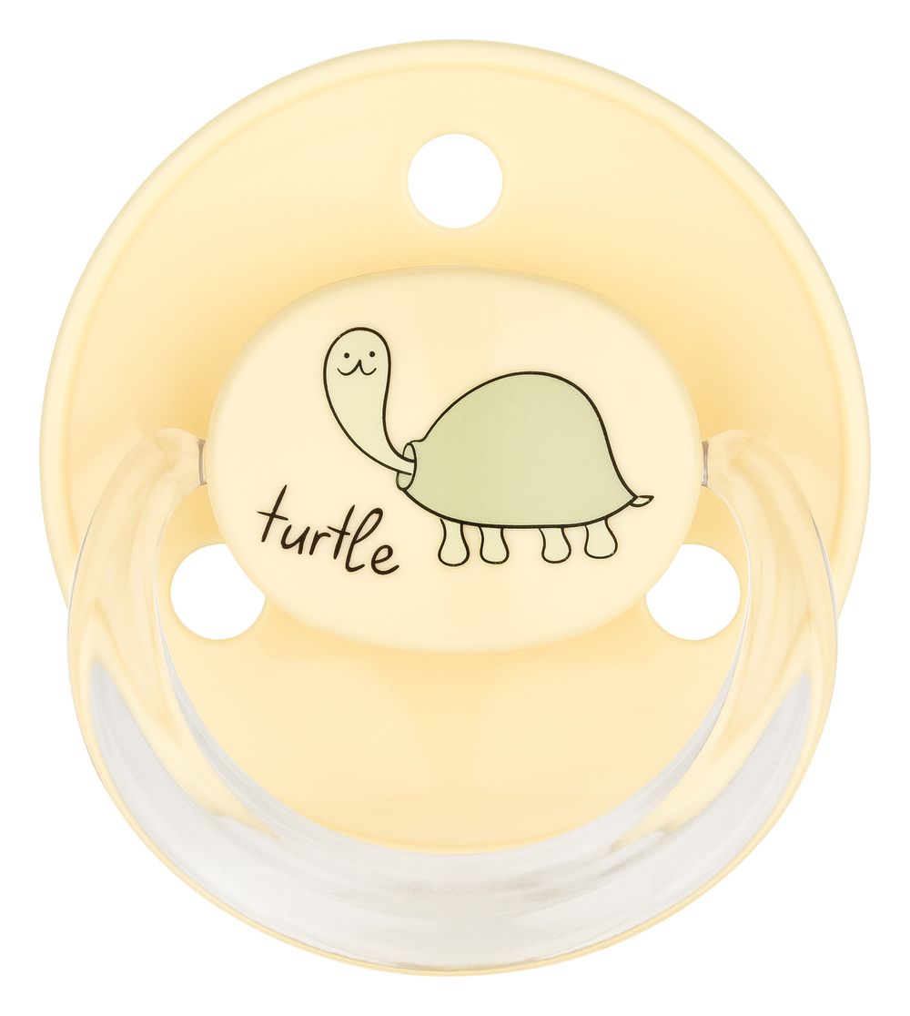 Babynova - Round Animal Print Silicone Soother - Multicolor - 2 Pc Set