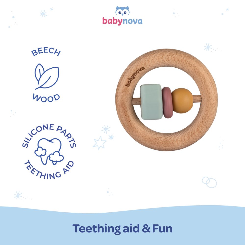 Babynova - Motor Skills Teether - Multicolor