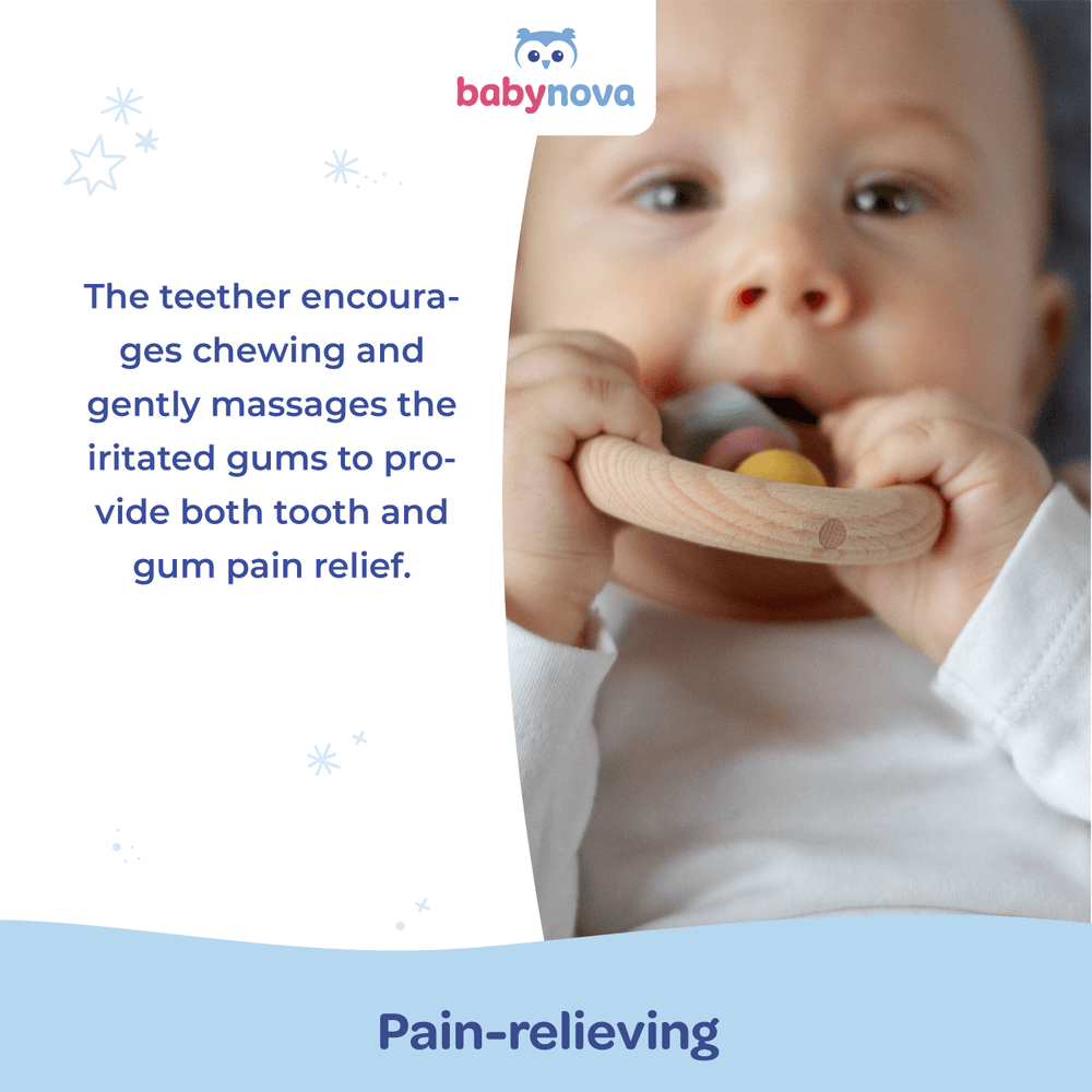 Babynova - Motor Skills Teether - Multicolor