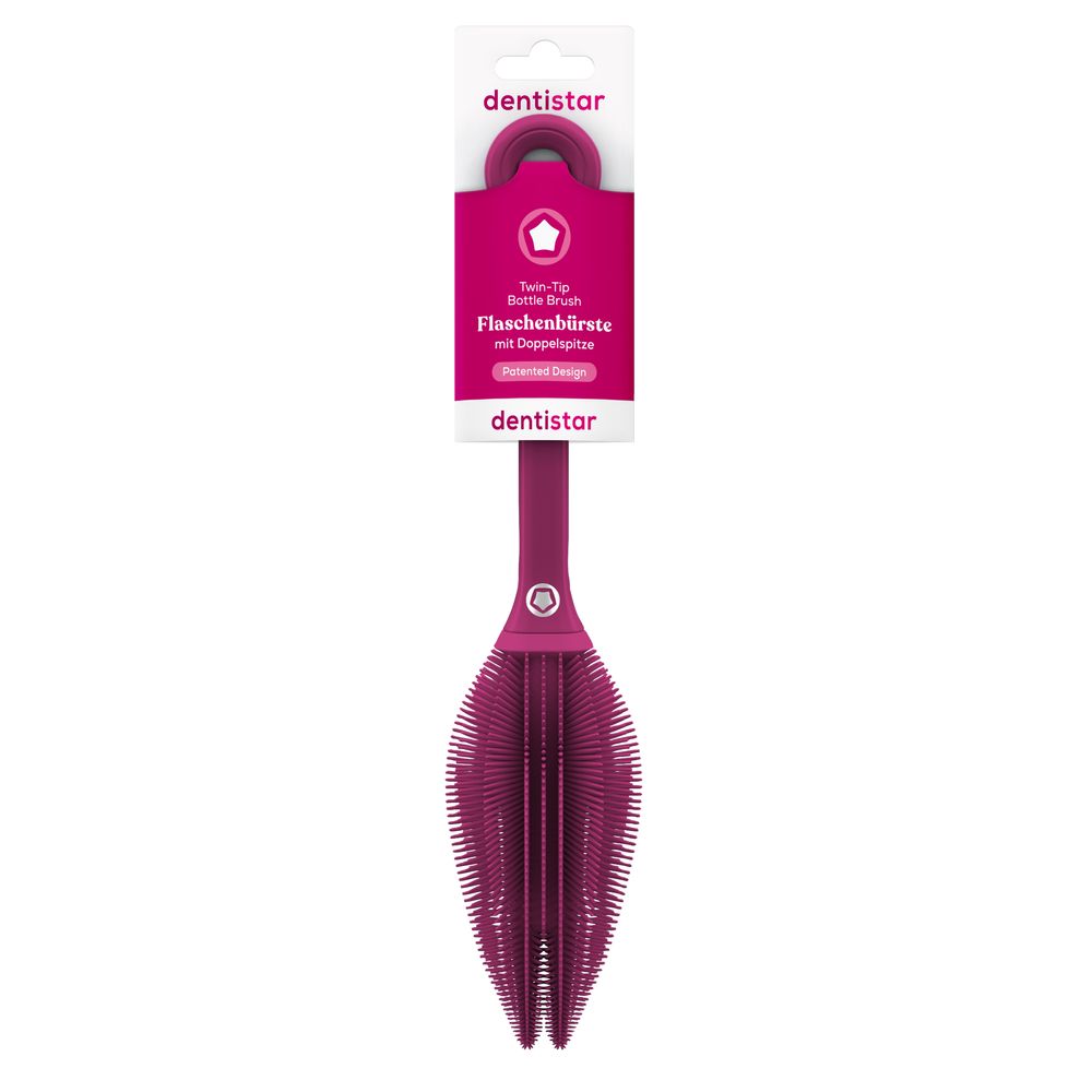 Dentistar - Silicone Bottle Brush - Berry
