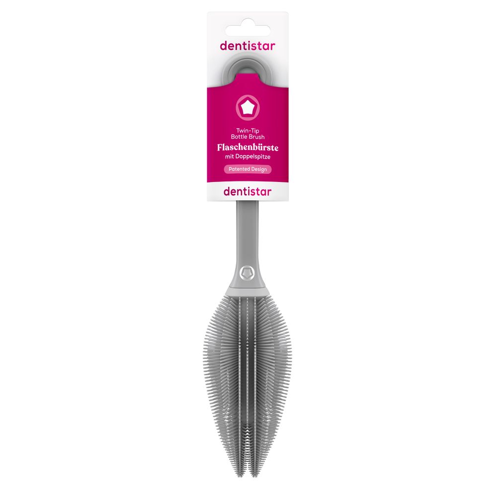 Dentistar - Silicone Bottle Brush - Grey