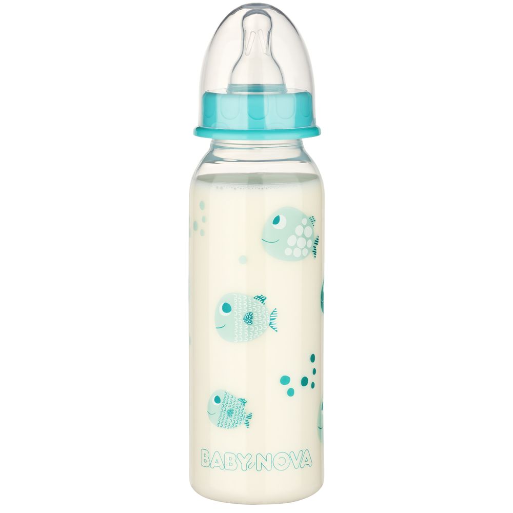 Babynova - Baby PP Bottle - Blue - 240 ml