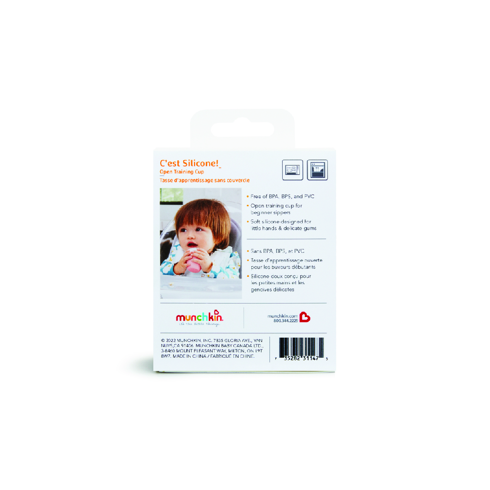 Munchkin - C'est Silicone Open Cup - 4m + Mint - 60ml