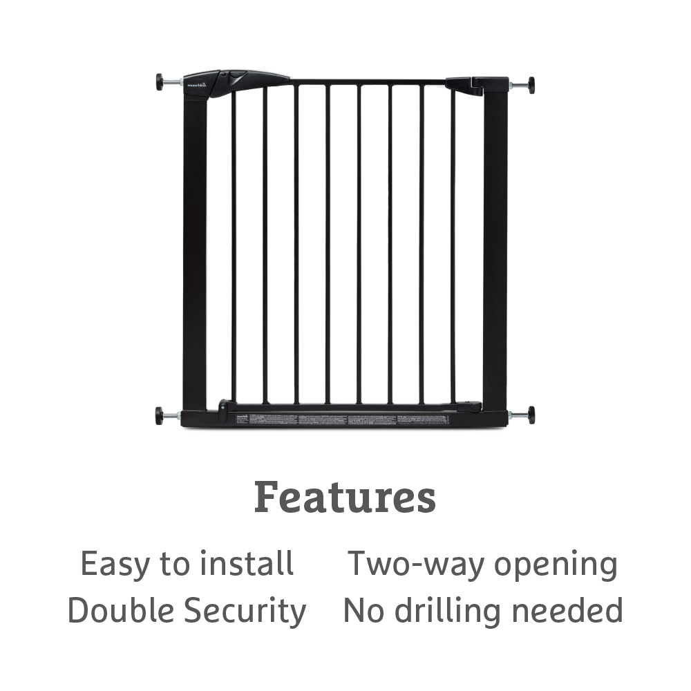 Munchkin - Maxi Secure Gate - Black